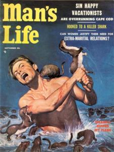 Man's Life - 1956 09 Sept - Weasels Ripped My Flesh-8x6